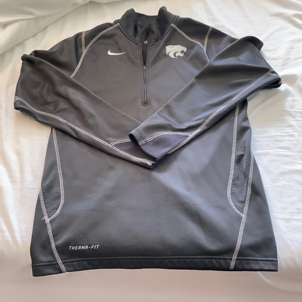 Nike Kansas State University Powercat Quarter Zip